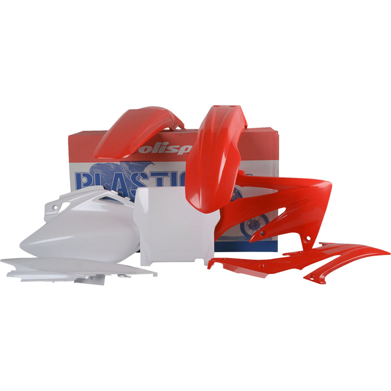 POLISPORT Body Kit - Complete - OEM Red/White - CRF 450R 90084 by Polisport