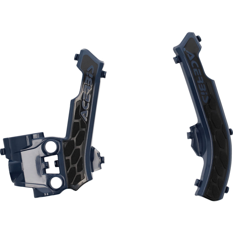 Acerbis X-Grip Frame Guards - Blue/Black - Gas Gas | Husqvarna | KTM 2979611034