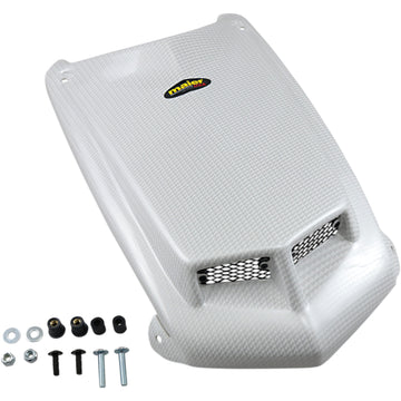 Maier ATV Hood Cover - TRX450R - White-Carbon 50975-31