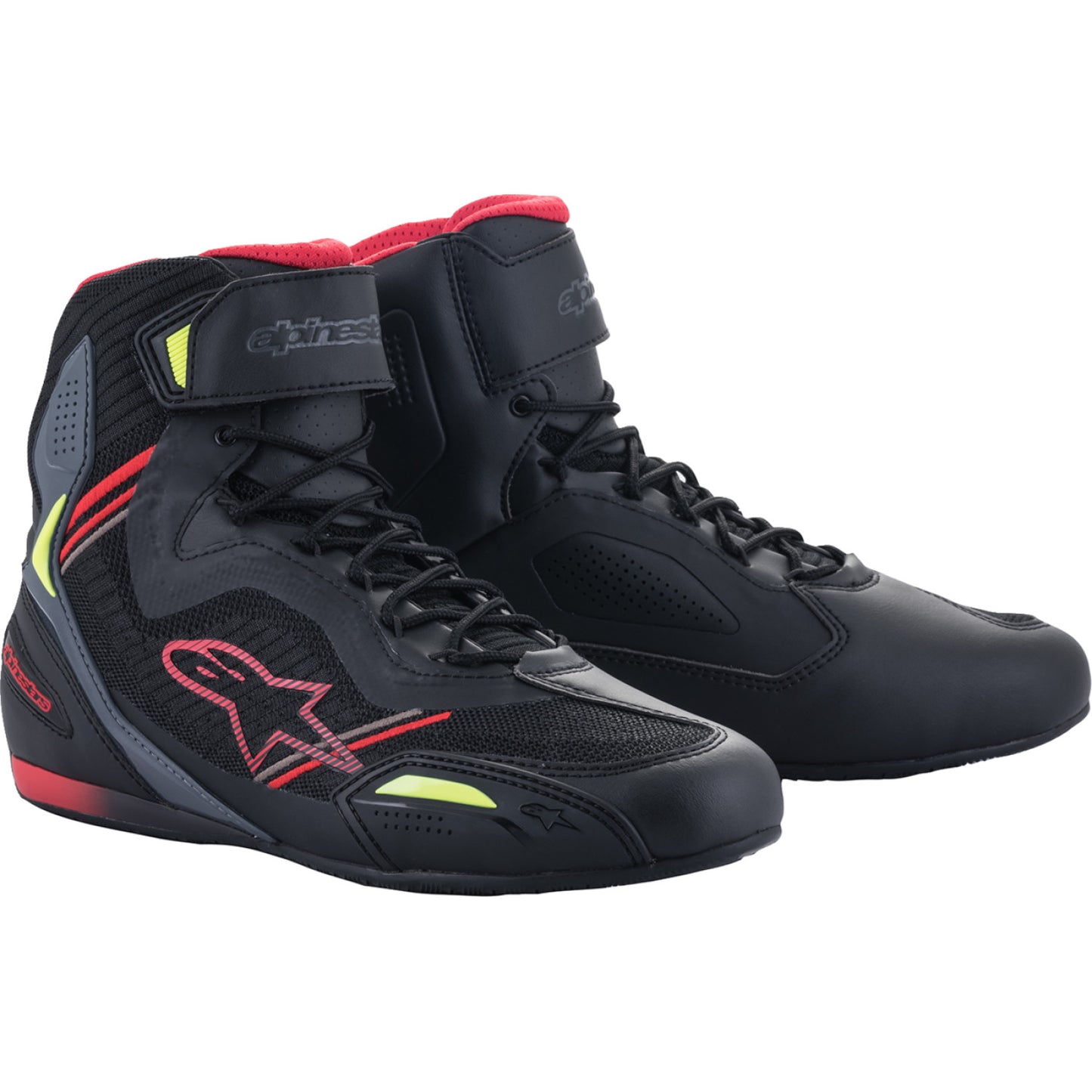 ALPINESTARS Faster-3 Rideknit? Shoes - Black/Red/Yellow - US 7.5 25103191367.5