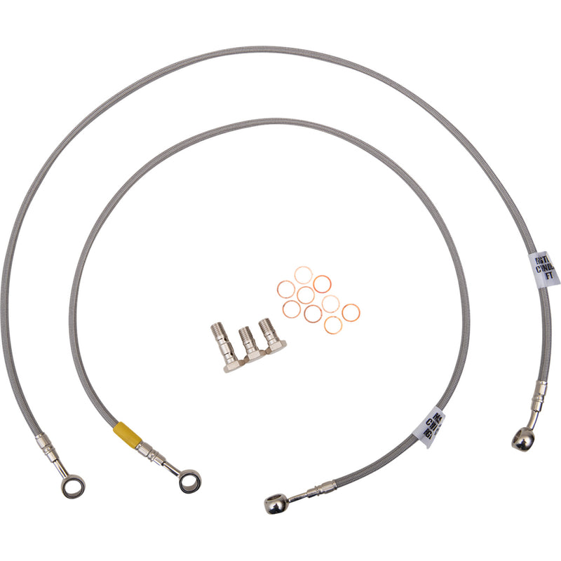 Galfer Brake Line - Stainless Steel FK003D453-2 | Brake Lines Hoses Stainless Steel