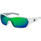 BOBSTER Aria Sunglasses - Matte White - Blue Green Mirror Lens BARI102