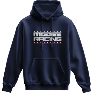 Moose Offroad Youth All-American Hoodie - Navy - Medium 3052-0699