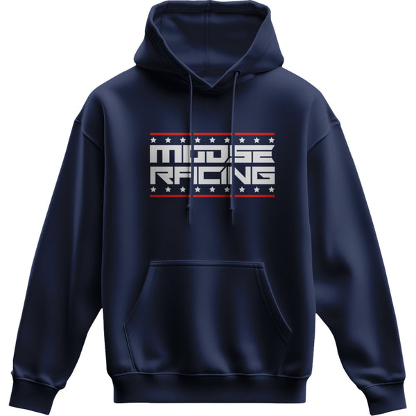Moose Offroad Youth All-American Hoodie - Navy - Medium 3052-0699