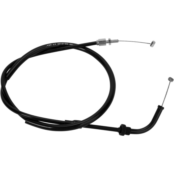 Motion Pro Black Vinyl Throttle Cable - Push - Honda 02-0103