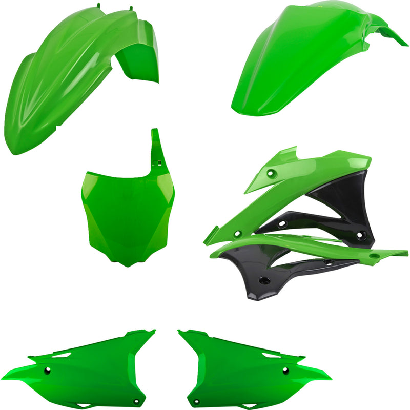 POLISPORT Body Kit - Complete - OEM Green - KX 85 90922 by Polisport