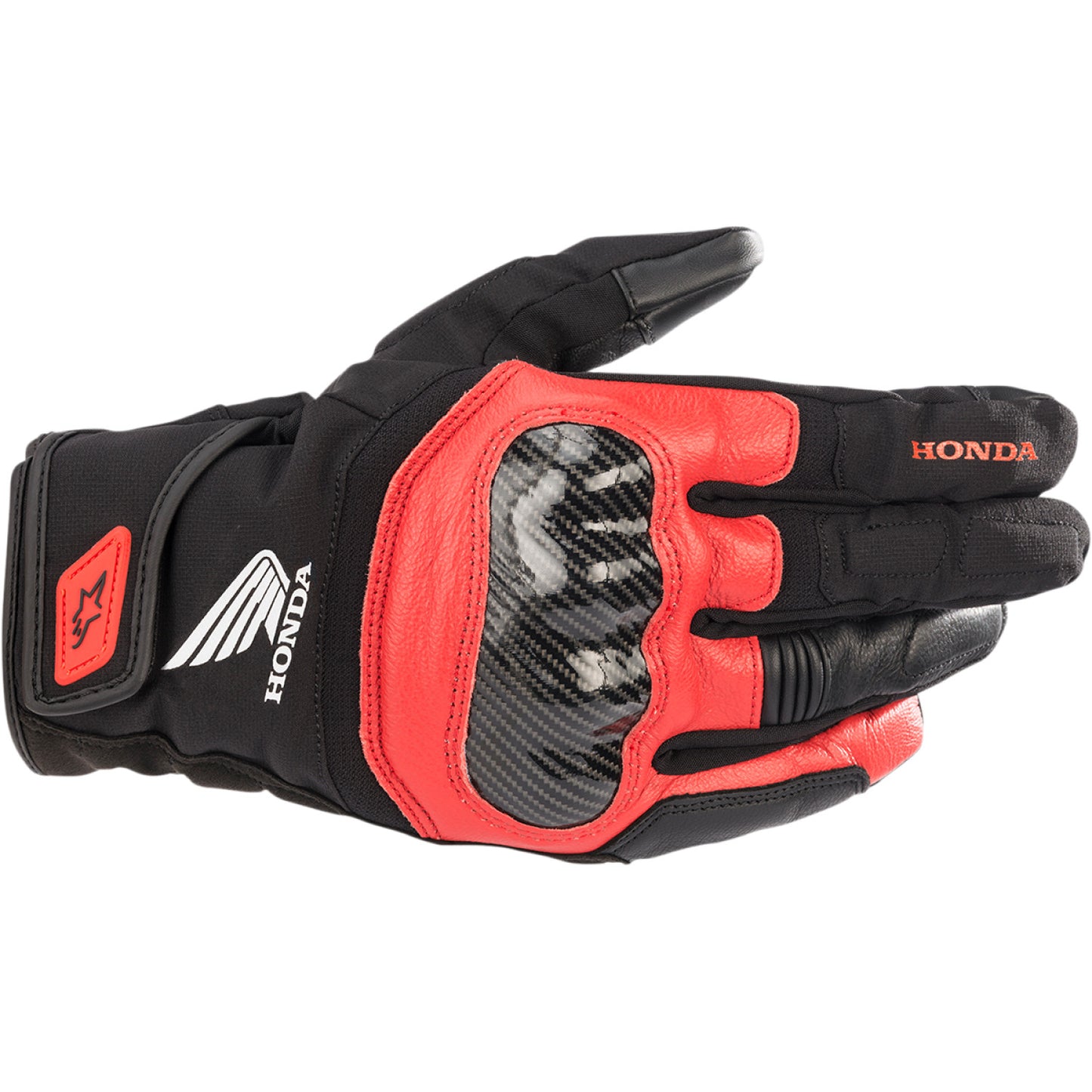 ALPINESTARS Honda SMX Z Drystar? Gloves - Black/Bright Red - Small 3527321-1303-S