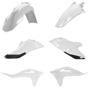 ACERBIS Standard Replacement Body Kit - White/Black 2872781035