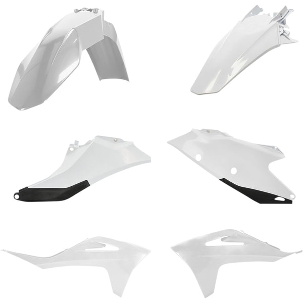 Acerbis Standard Replacement Body Kit - White/Black 2872781035