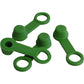 Helix Brake Bleeder Caps - Green - 4-Pack 202-2003 | Gas Tank Caps