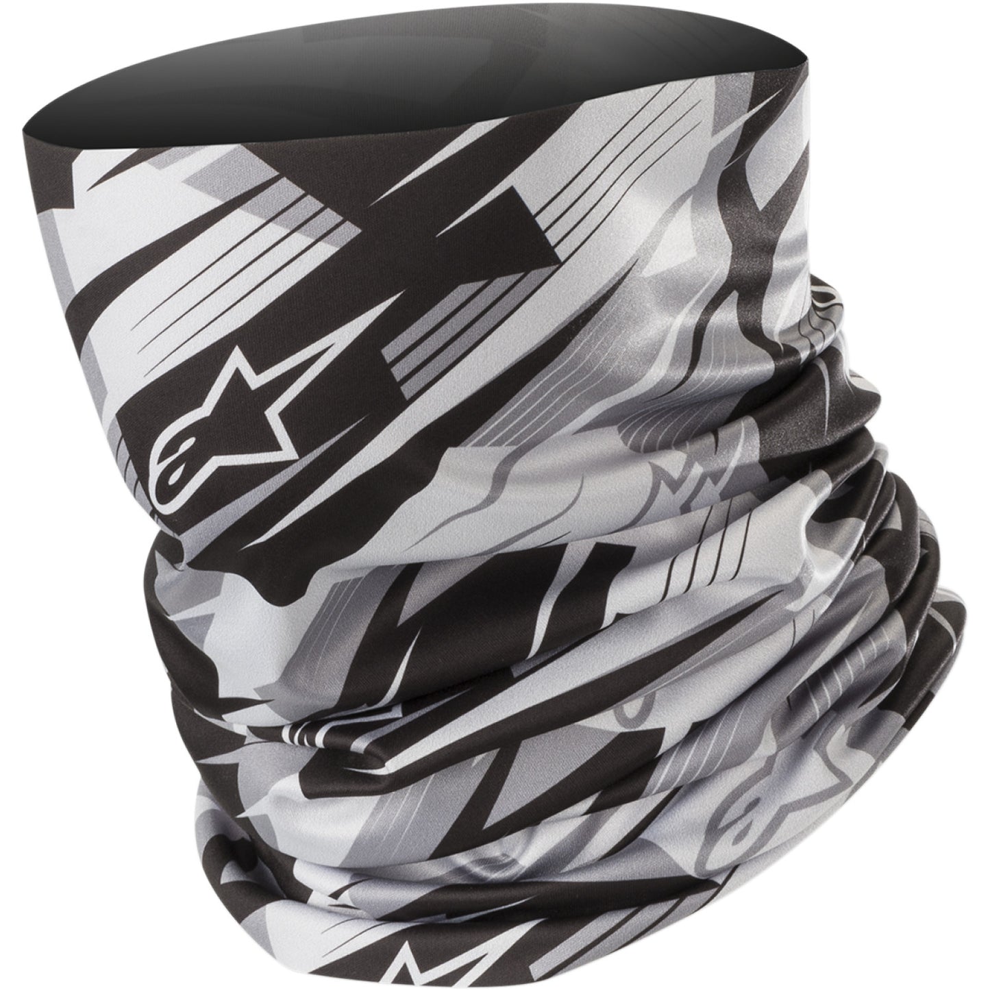 ALPINESTARS Neck Tube - Blurred - Black/Anthracite 4759019104