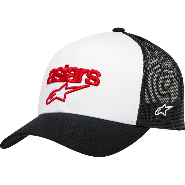 Alpinestars Pedigree Hat - White/Black - One Size 1232-81040-2010