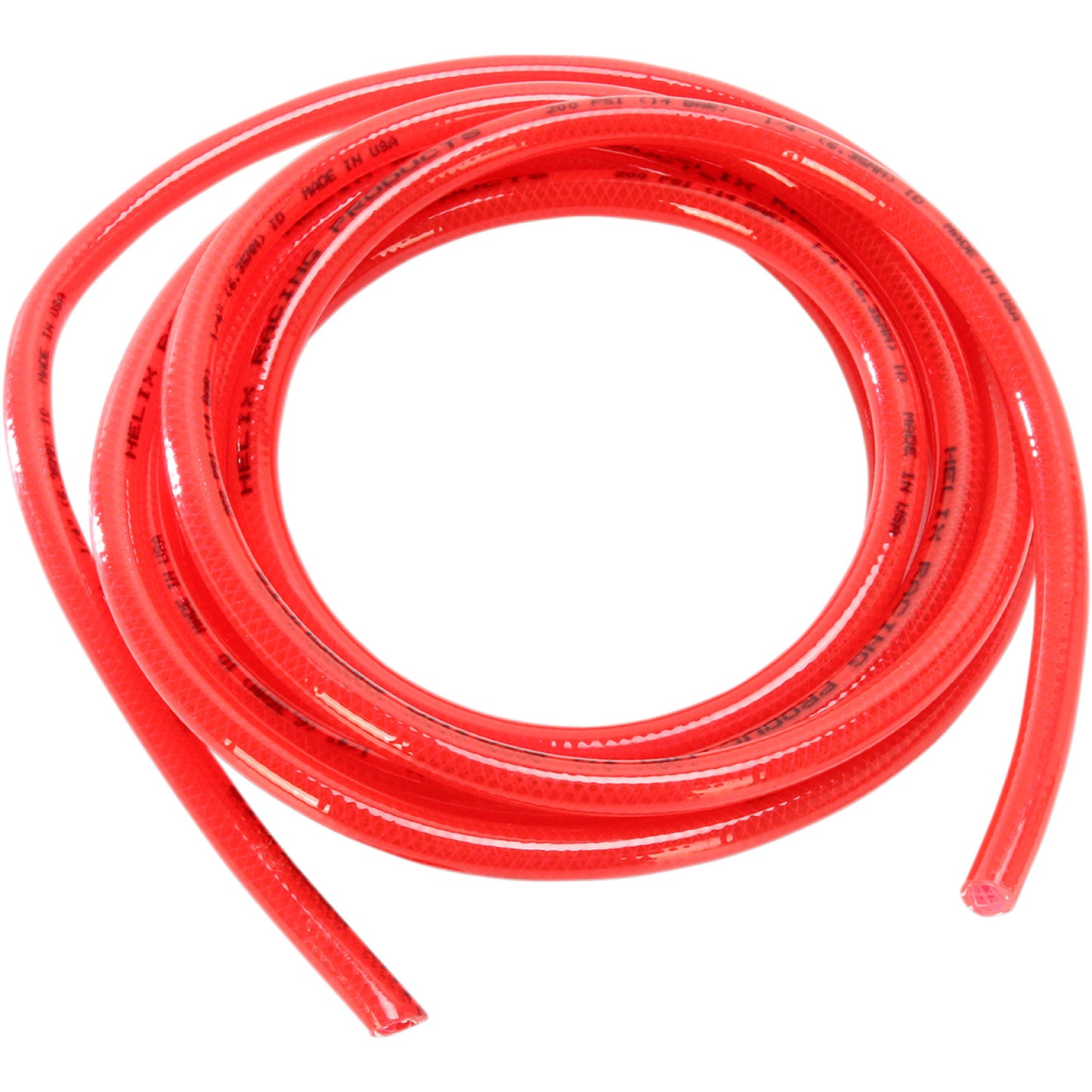 Helix High-Pressure Fuel Line - Red - 1/4" - 10' 140-0103 | Fuel Lines