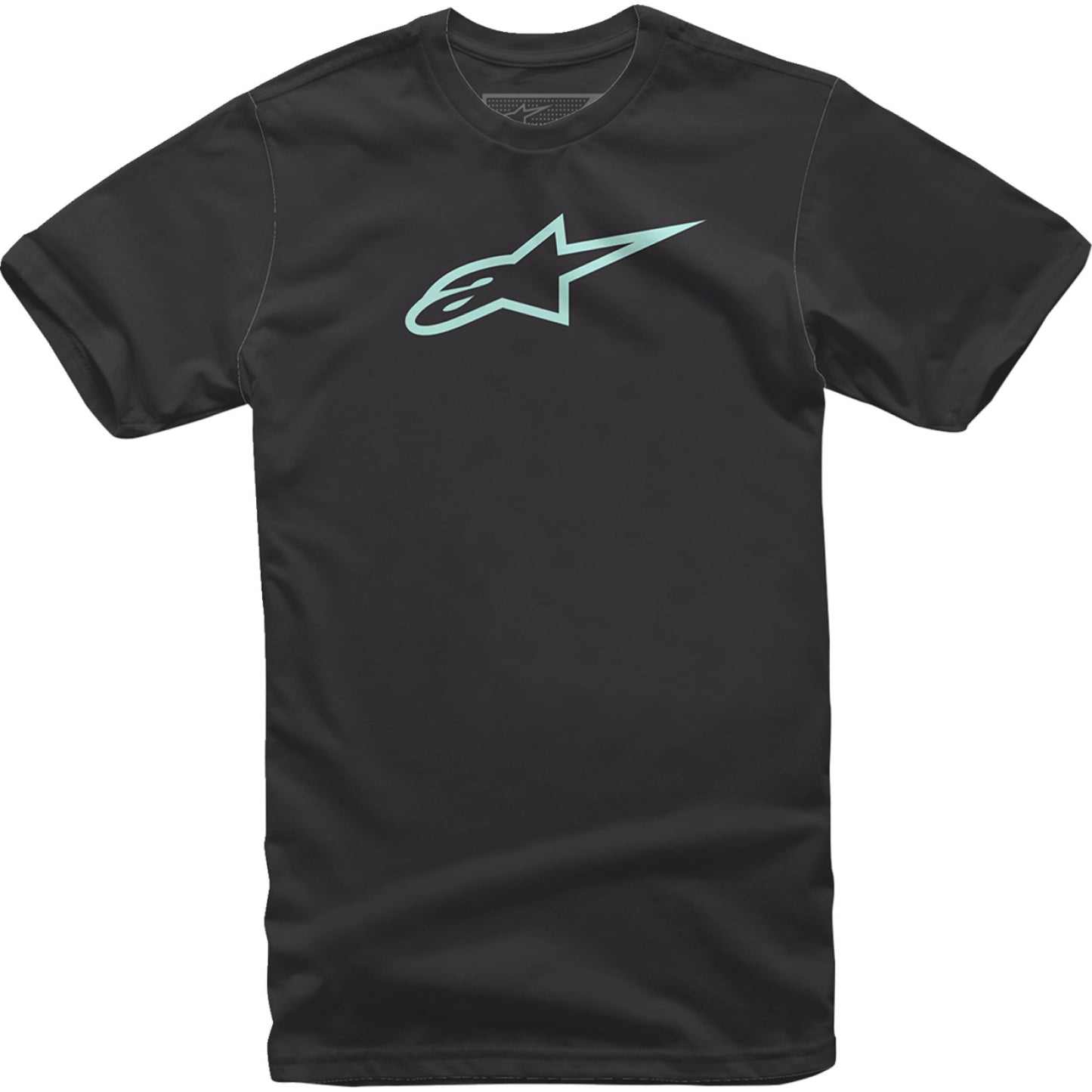 ALPINESTARS Ageless T-Shirt - Black/Mint - Medium 1032720301087M