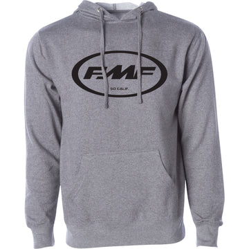 FMF Factory Classic Don Pullover Fleece Hoodie - Gunmetal Heather - Small FA22121903GHRSM