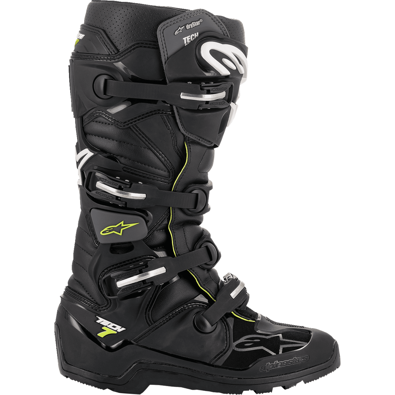 Alpinestars Tech 7 Enduro DS Boots Black/Gray Size 9 by Alpinestars