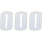 Moose Racing Race Number 0 - White - 4.5" 80000