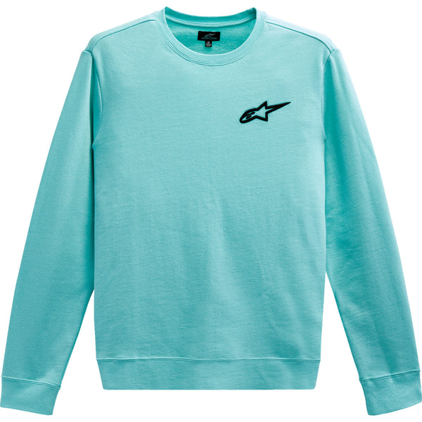 Alpinestars Ageless Crew Fleece - Aqua - Medium 1232510207206M