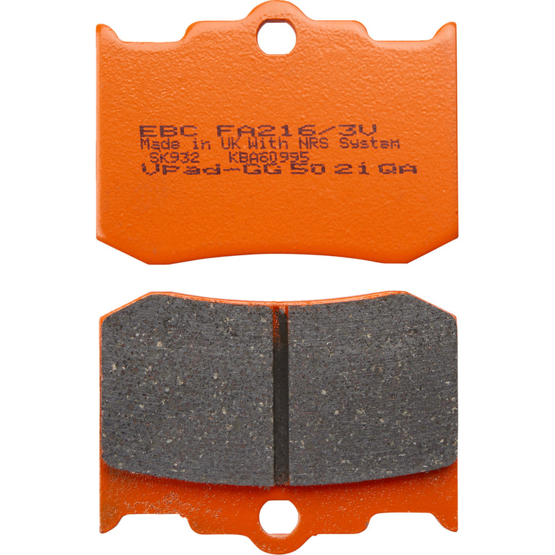 EBC Brake Pads - FA216/3V FA216/3V | Brake Pads   Sintered Metal