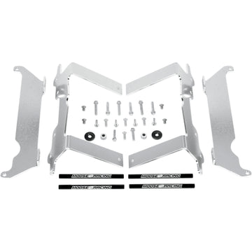 Moose Racing Radiator Braces - Silver - Yamaha 11-152