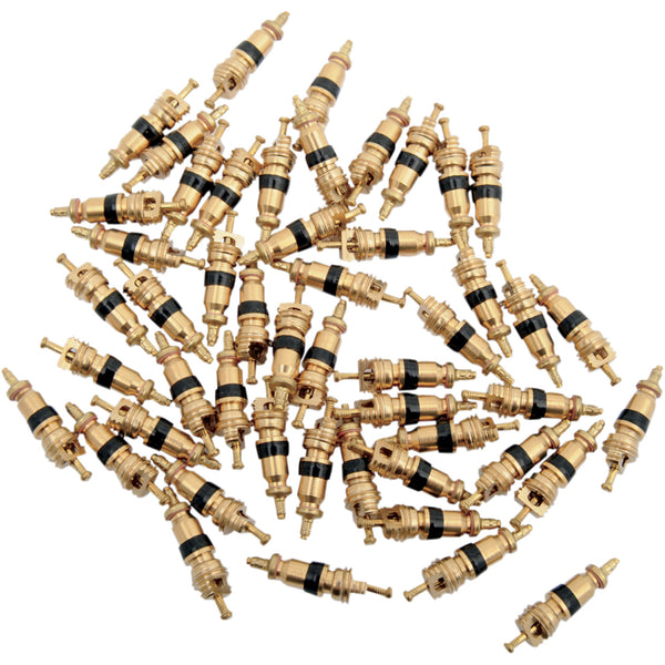 K&L Supply Valve Core - Straight - Gold - 50 Pack 32-8214