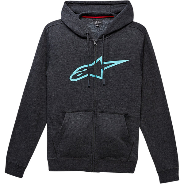 Alpinestars Ageless 2 Zip Hoodie - Charcoal/Turquoise - 2XL 10385305219762X