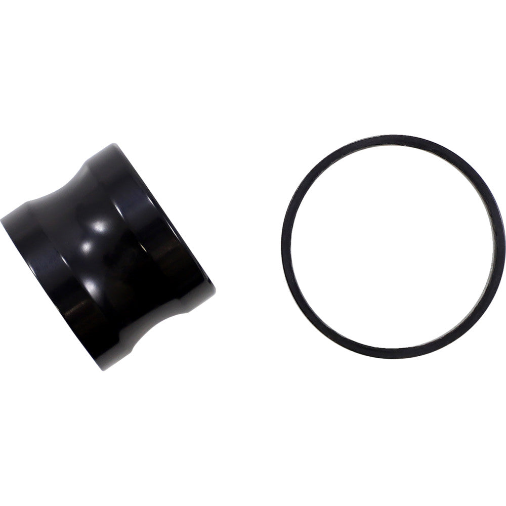 Covingtons Axle Spacers - Smooth - Black - with ABS - Pair C0008-B
