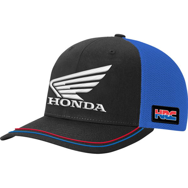 Honda Apparel Youth Honda HRC Hat - Black/Royal Blue NP21A-H2492