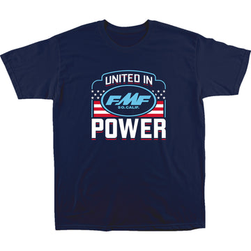 FMF United in Power T-Shirt - Navy - Small SP23118910NVYS