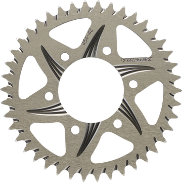 Vortex Aluminum Sprocket - Silver - Rear - 42 Tooth 454-42
