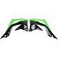 Acerbis Radiator Shrouds - Green/Black 2250431089