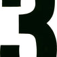 #3 7" White Extreme Digits 3/Pk