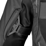 RST S1 Mesh CE Leather Jacket - Black/Black - 5XL