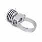 Helmet Air Hose Plug/Mount  Silver