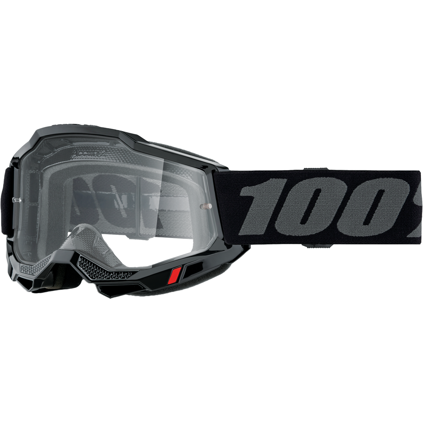 100% Accuri 2 Goggle Black Clear Lens