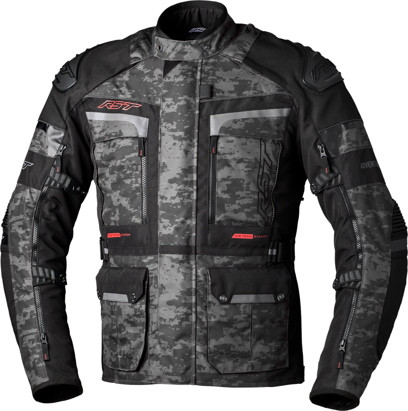 RST Pro Series Adventure X CE Textile Jacket - Grey Camo - XL