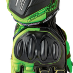 RST Pro Series GP D3O CE Leather Glove - Black/Fluro Green