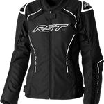 RST Women's S1 CE Textile Jacket - Black/White - XS