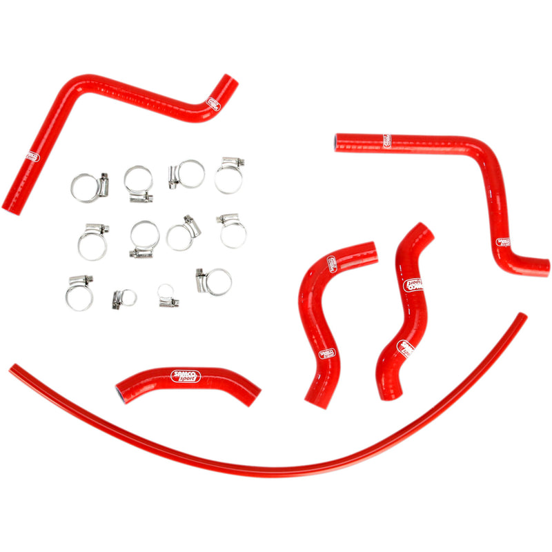 Moose Racing Race Fit Radiator Hose Kit - Red - Honda MBU-HON-29-RD