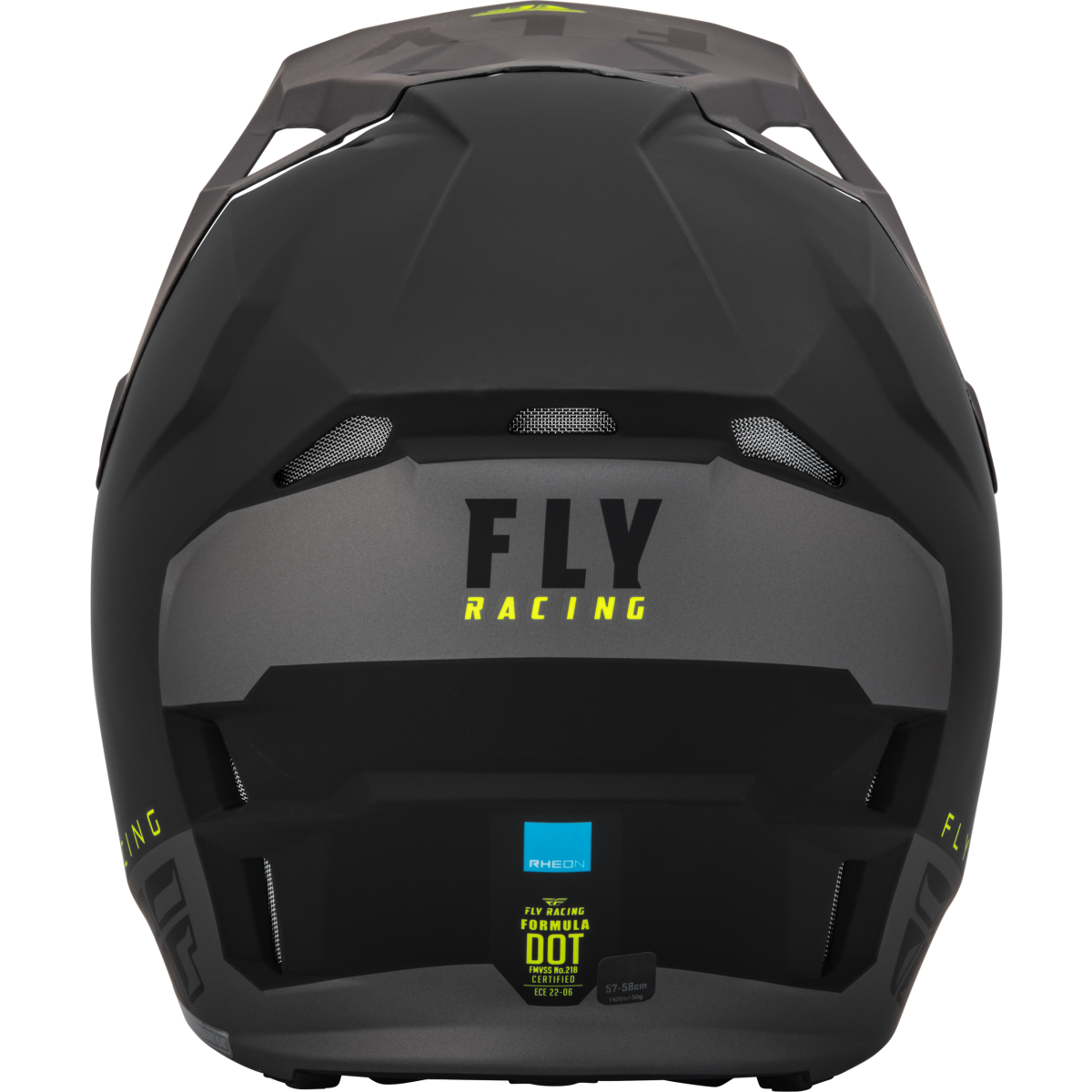 Fly Formula CP Slant Helmet Matte Black/Grey/H-Vis - Medium