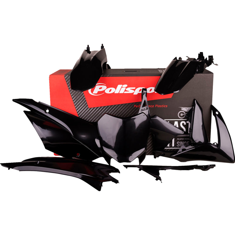 POLISPORT Body Kit - Complete - Black - CRF 110F 90539 by Polisport