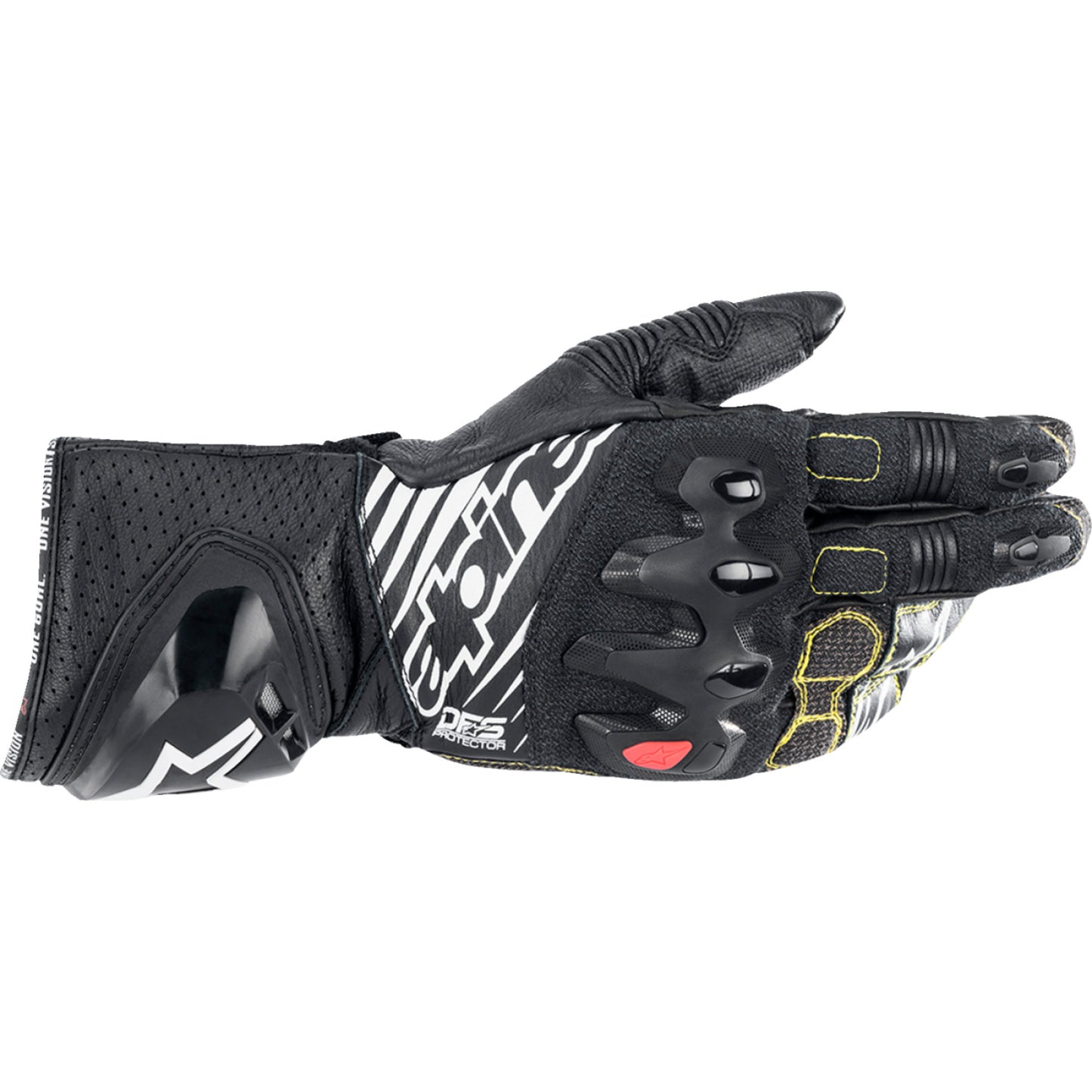 ALPINESTARS GP Tech V2 S Gloves - Black/White - Small 3556422-12-S