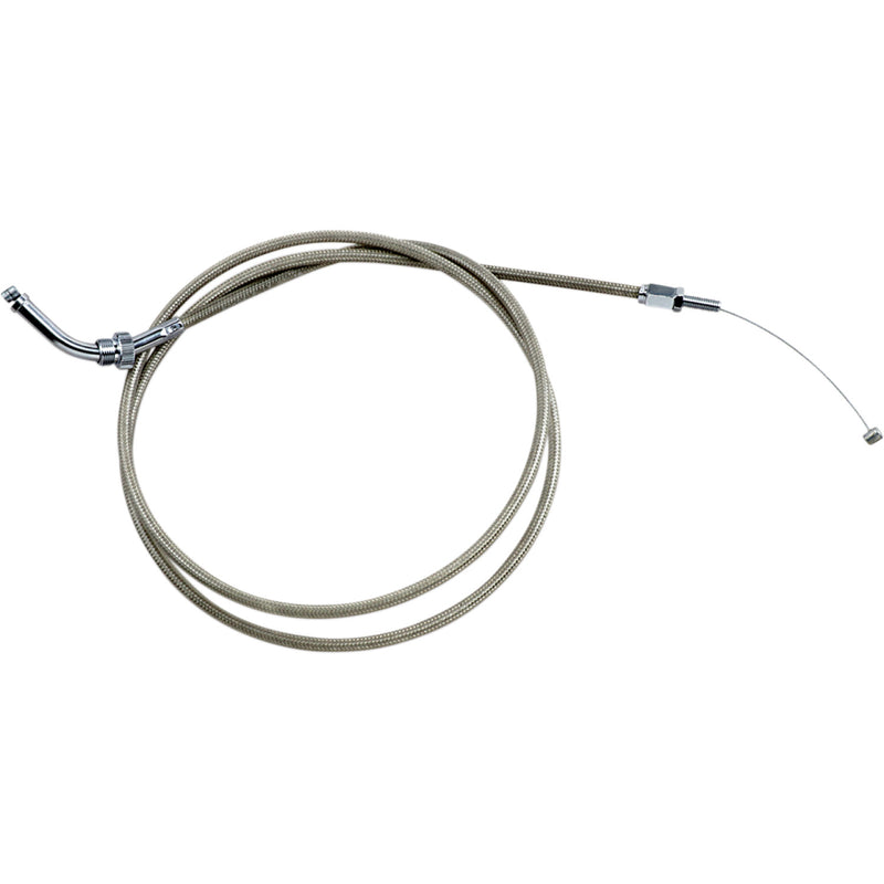 MOTION PRO Throttle Cable - Push - VTX18 - Stainless Steel 62-0418 by Motion Pro
