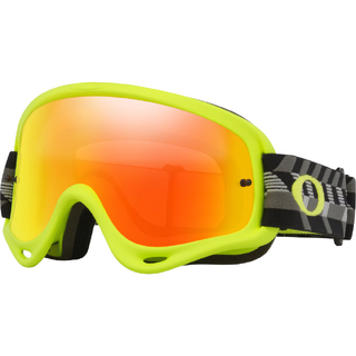 Oakley O-Frame Mx Black Empire W /  Fire Iridium Lenses Goggle