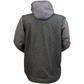 Z1R Denim Hoodie - Black/Gray - Medium 2840-0105