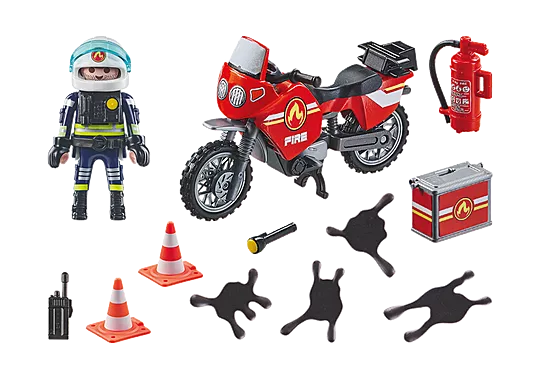 Playmobil: Fire Motorcycle