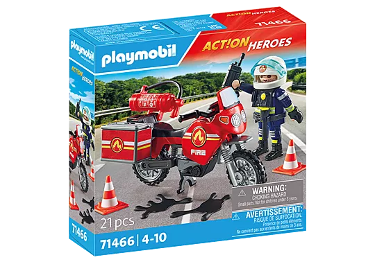 Playmobil: Fire Motorcycle