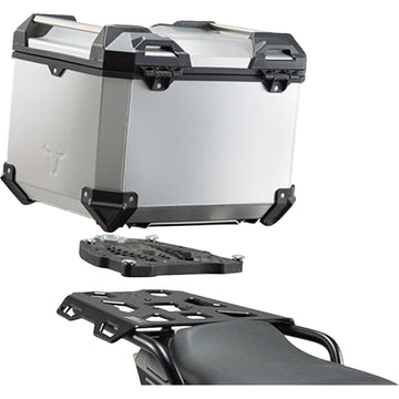 SW-Motech TRAX ADV Top Case System - Silver - BMW F900GS/R1250GS '21-'24 GPT.07.904.70100/S | Luggage Group