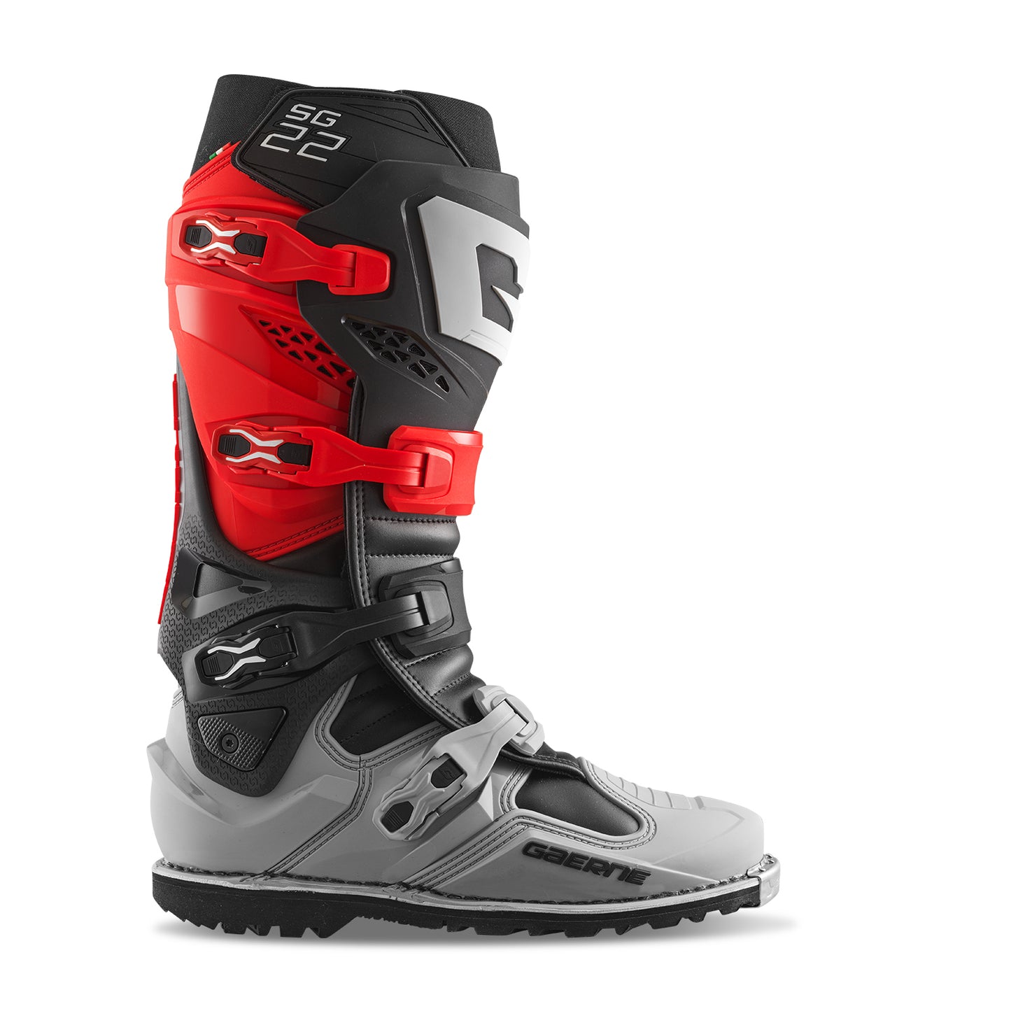 Sg22 Gore Tex Enduro Le Boots Red/Black/Grey Sz 13