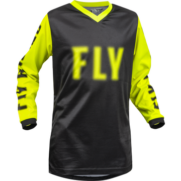 Fly Racing Youth F-16 Jersey Black/Hi-Vis - Y Large by WPS